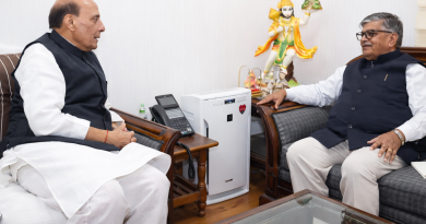 बॉर्डर पर नकेल: रक्षा मंत्री राजनाथ सिंह से मिले राज्यपाल गुलाब चंद कटारिया; एंटी-ड्रोन सिस्टम और सैनिक स्कूल पर बनी बड़ी रणनीति