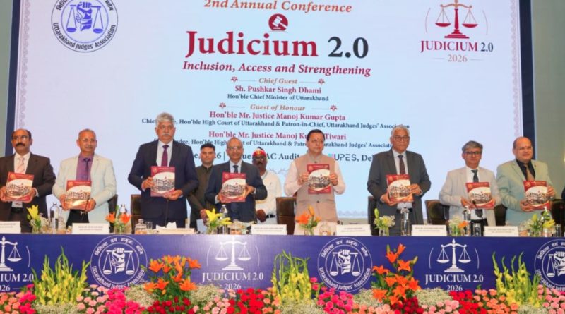उत्तराखंड न्यायाधीश संघ के वार्षिक सम्मेलन “जूडिशियम 2.0 : इंक्लूज़न, एक्सेस एंड स्ट्रेंथनिंग” में शामिल हुए मुख्यमंत्री धामी
