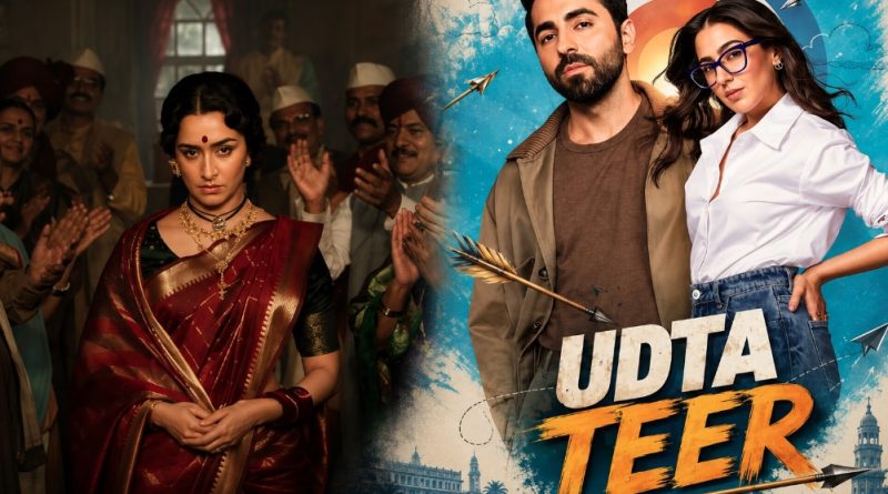 बॉलीवुड का बड़ा धमाका: आयुष्मान की ‘उड़ता तीर’ और श्रद्धा कपूर की ‘ईठा’ की रिलीज डेट तय, जानिए कब सिनेमाघरों में दस्तक देंगी फिल्में