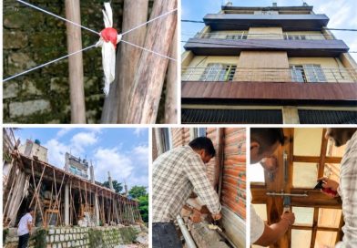 ऋषिकेश के गुमानीवाला में बिना नक्शे के बने अवैध टिन शेड और निर्माण स्थल को सील करती एमडीडीए की टीम